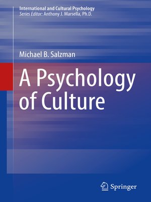 cover image of A Psychology of Culture